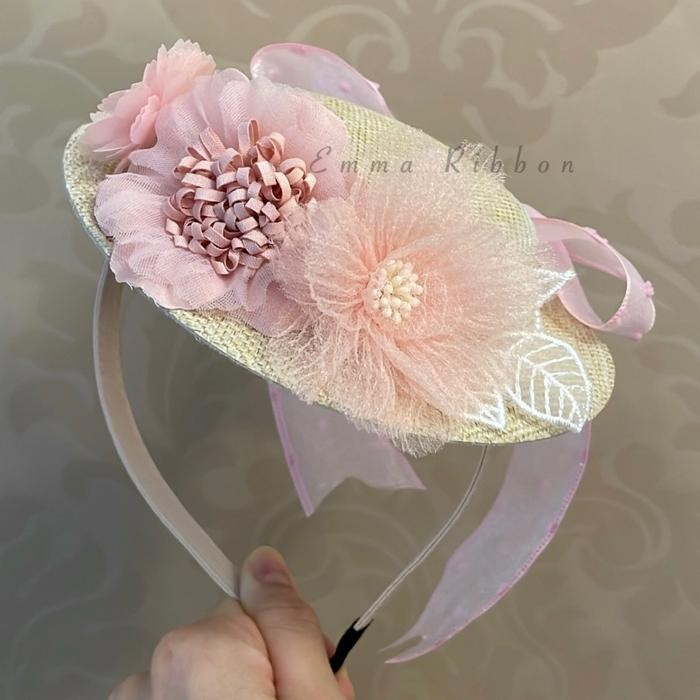 Bando Topi/ Topi Goni/ Bando Bunga/ Bandana Bayi Topi/ Jepit Topi