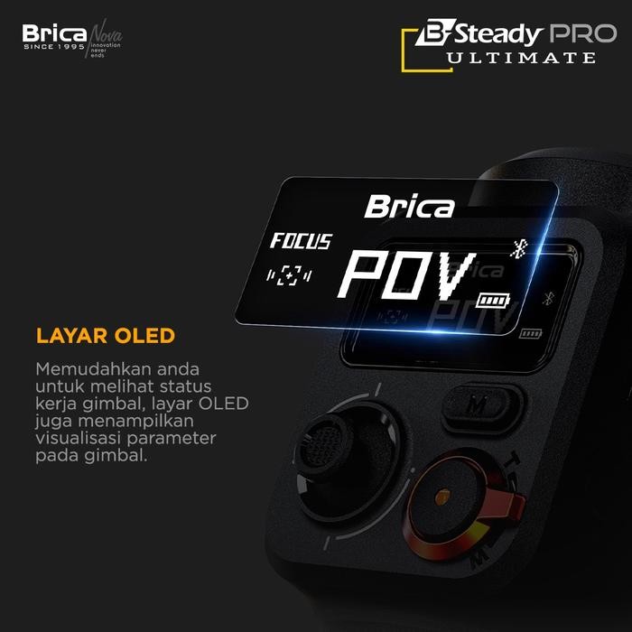 Brica B-Steady Pro Ultimate 3-Axis Gimbal Stabilizer Bsteady Pro New Pasti Ori