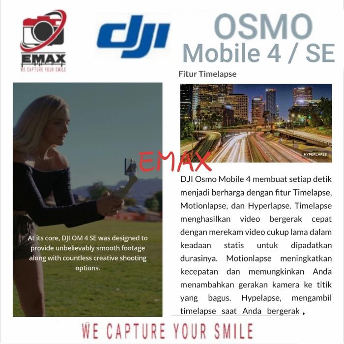 Dji Osmo Mobile Se / Mobile 4 Gimbal Stabilizer Smartphone Dji Om4 Dji Omse Dji Om 4Se Terlaris