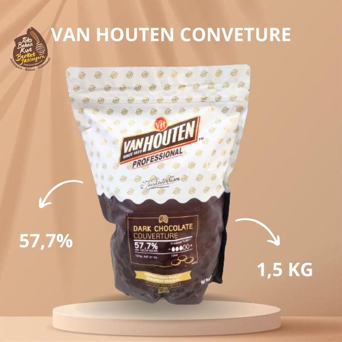 

Van Houten Dark Couverture Chocolate 1,5 Kg