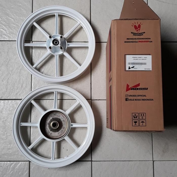 VELG RACING MIO SPORTY SMILE SOUL KARBU OLD 185 215 14 PALANG 8 PUTIH