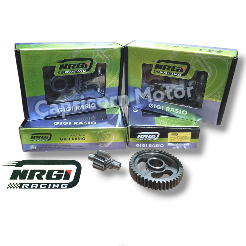 GIGI RASIO KECIL RACING GARDAN BEAT ESP POP STATER HALUS GEARBOX SUSUN NRGI Racing
