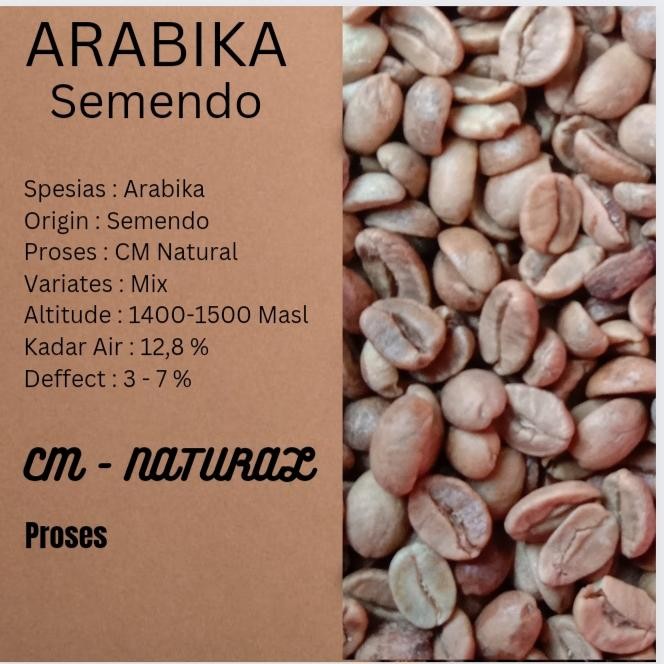 

Greenbean/Biji Kopi Arabika Semendo Cm- Natural 1 Kg #Gratisongkir #Sale #Discount