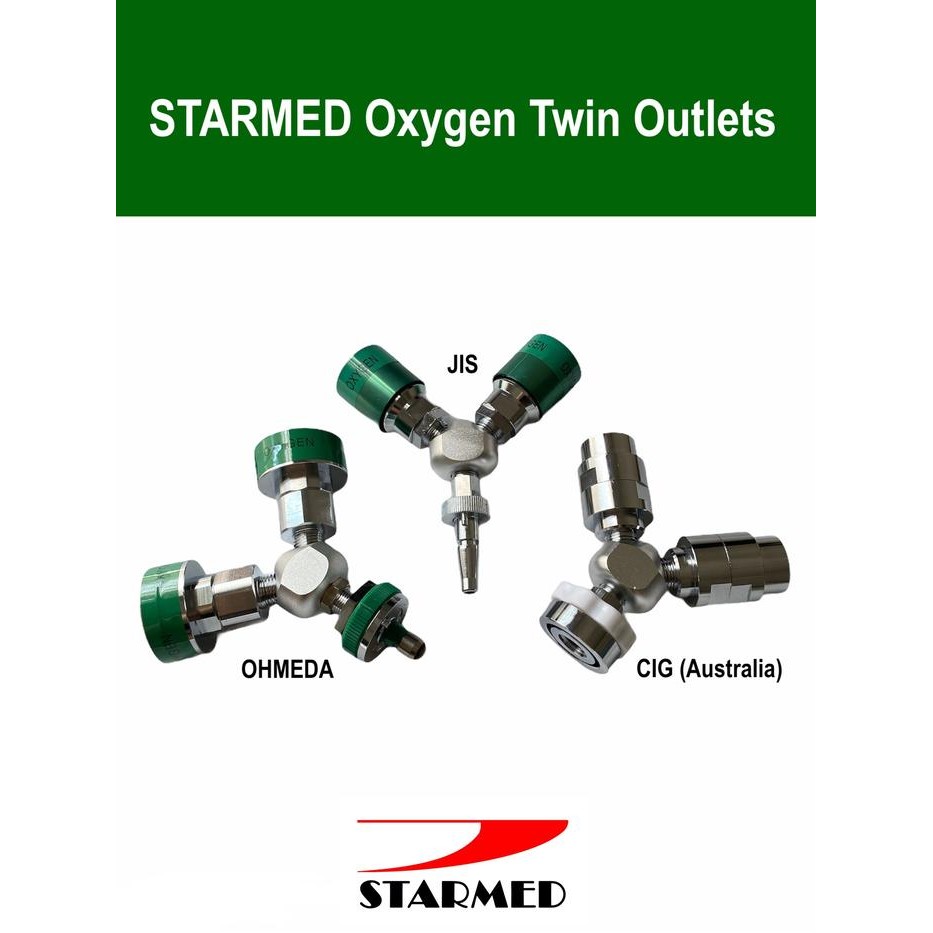 Sale Twin Outlet Untuk Medical Outlet Gas Medis - Oxygen