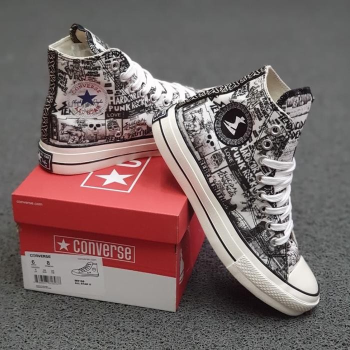 Terbaru Sepatu Converse X Suicidal Tendencies High Import Quality 39-44