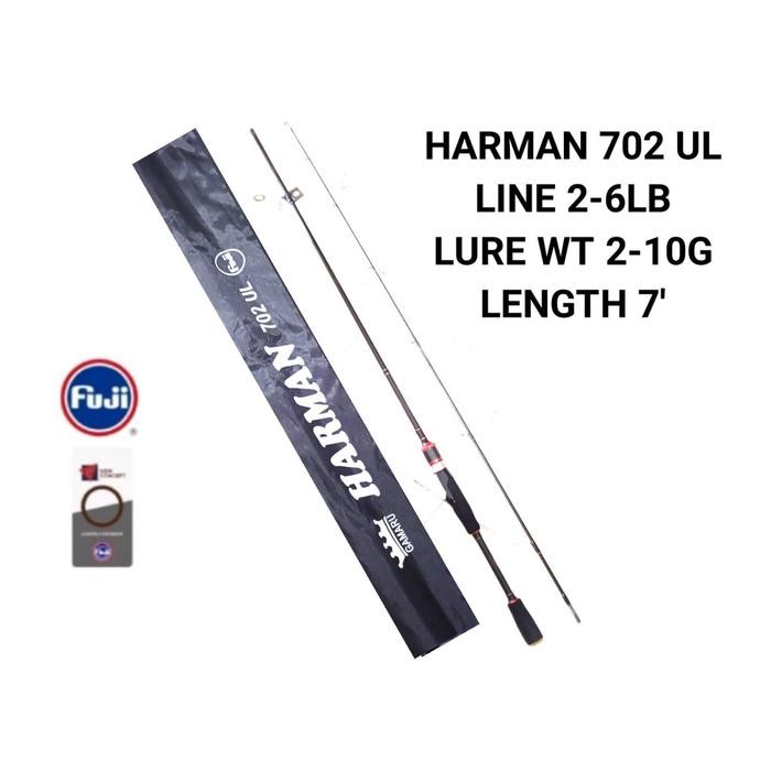 JORAN SPINNING CASTING ULTRALIGHT CARBON SOLID GAMARU HARMAN 662 198CM 702 210CM