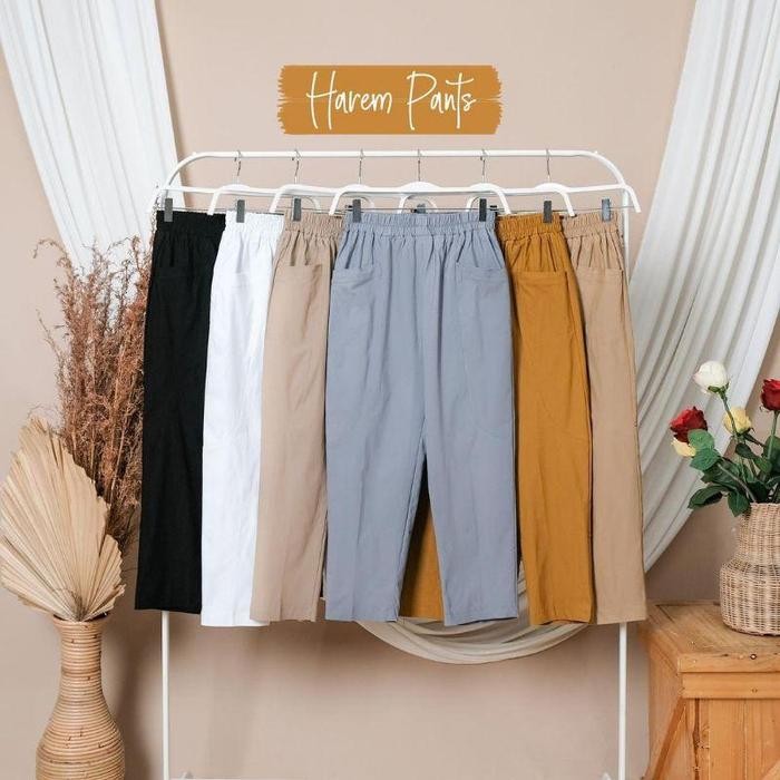 Celana Wanita Willow Pants Kekinian Baggy Pants Hhwaist