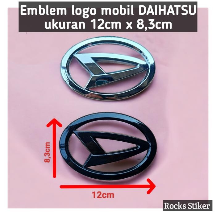 BEST SELLER EMBLEM TEMPEL LOGO DEPAN DAN BELAKANG MOBIL DAIHATSU XENIA 2004-2012