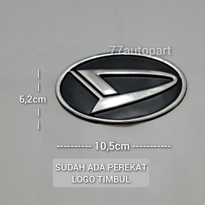 TERMURAH EMBLEM LOGO MOBIL DAIHATSU UNTUK GRILL RAMBANG DEPAN FEROZA