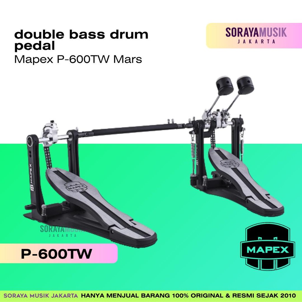 Mapex P600TW Mars Double Pedal Double Chain Drive