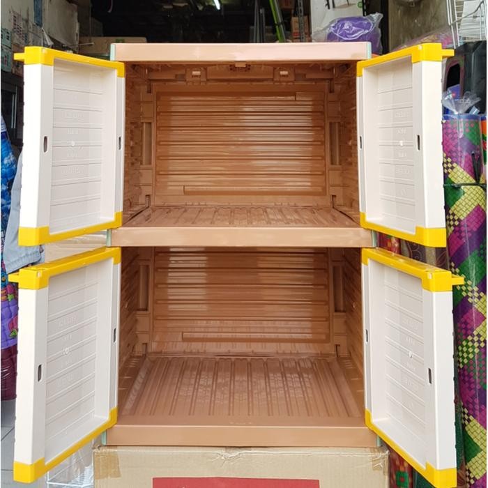 Lemari Plastik Club Susun 2 Besar