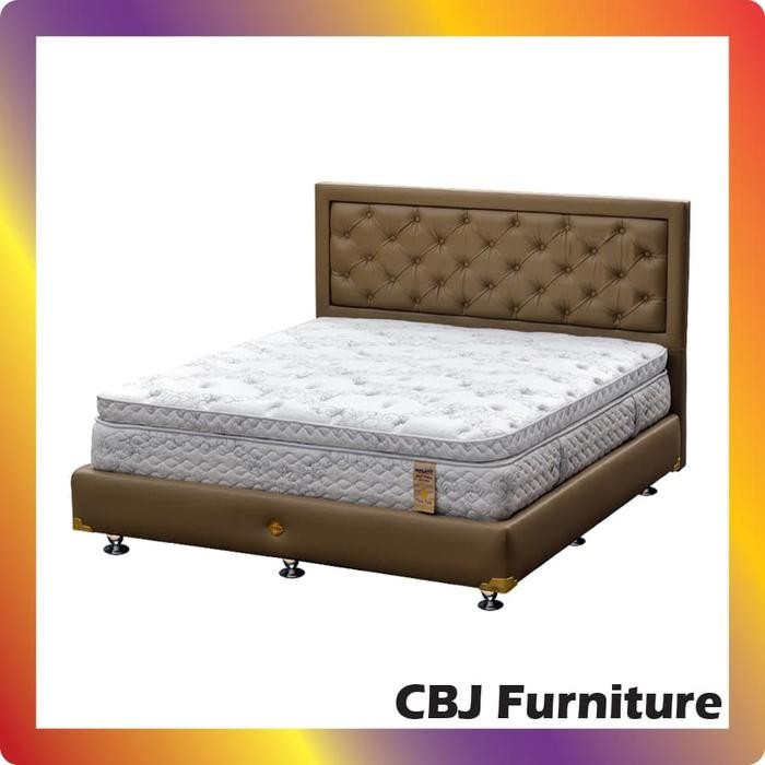 Bigland Kasur Springbed N Y Hotel Platinum Bedseries -Full Set 160X200