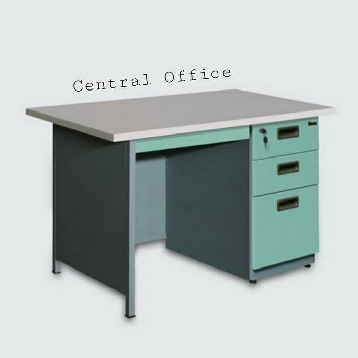 Meja Kantor Kerja Besi Lion L106 N Free Ongkir Dki Jakarta