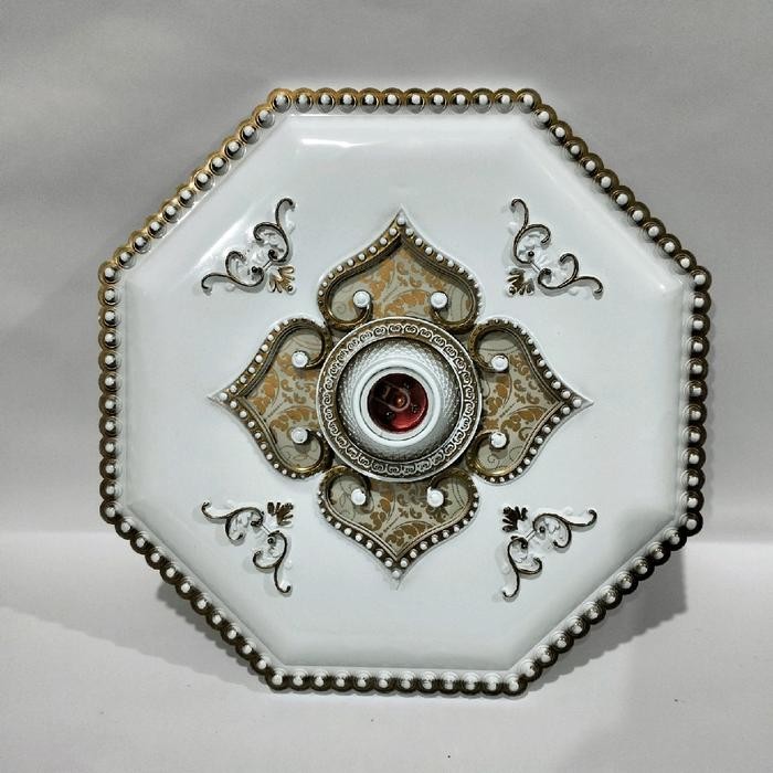 Fiting Ornamen Plafon / Fitting Lampu Plafon Minimalis / Fiting Hias Plafon Minimalis Lampu Hiasan