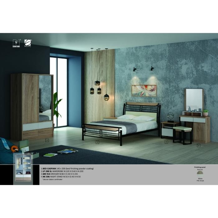 Kamar Set Caspian - Siantano