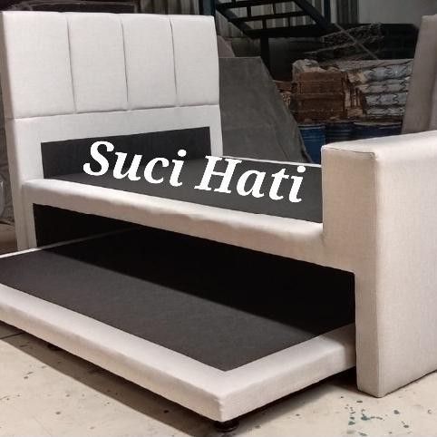 Divan 2In1 Ranjang Atas Uk.90X200 & Sorong Bawah Uk.90X200 Tanpa Kasur