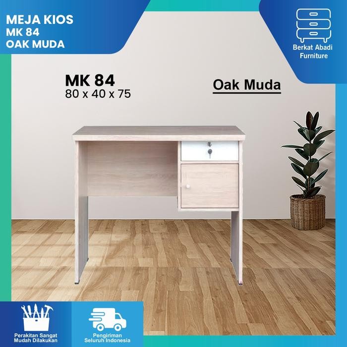 Meja Kios Meja Kantor Meja Kerja Mk 84 Gojek Grab