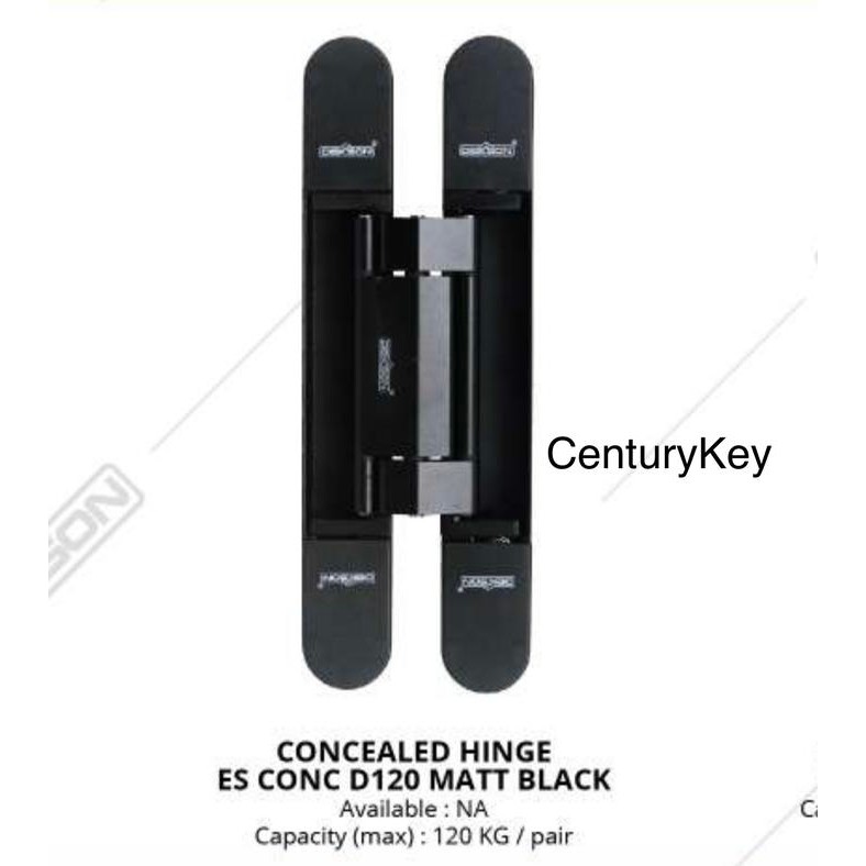 Engsel Hinge Dekkson Concealed D120 Engsel Tanam Pintu Invisible DKS