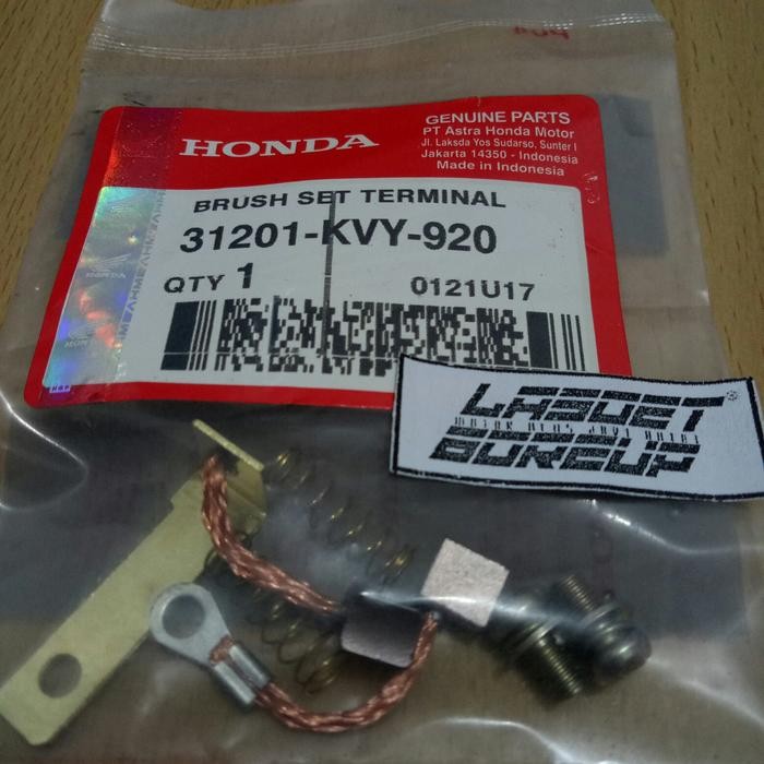COOL TER BRUSH SET ARANG DINAMO STATER BEAT KARBU VARIO LAMA 110 masih ready