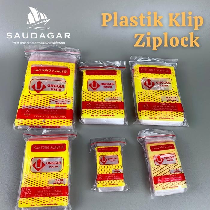 

Plastik Klip ziplock PE ukuran 4x6 / 5x8 / 7x10 / 8x12 / 8,7x13 / 10x1