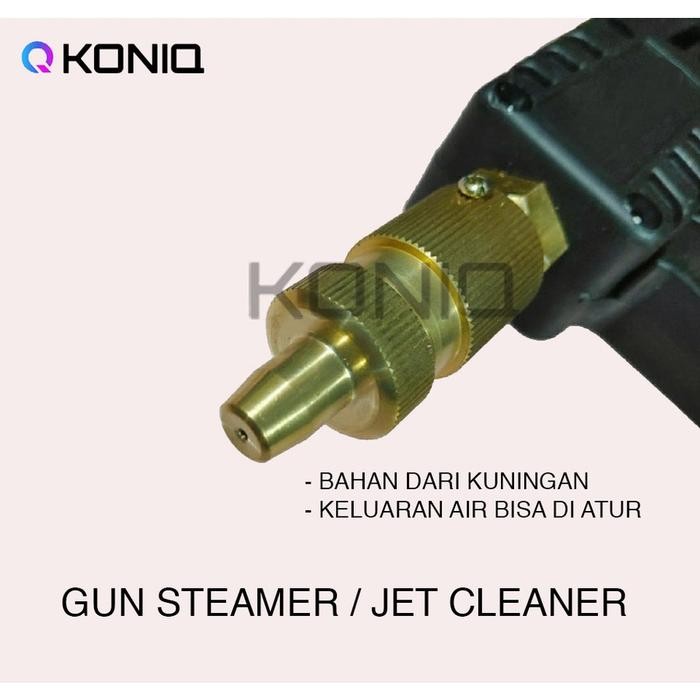GUN STEAM CLEANER / GUN STEAMER NOSEL PENDEK / JET CLEANER