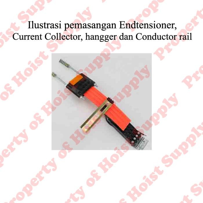 READY End Tension Strainer & power in for hoist crane