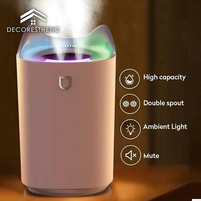 Air Humidifier Pengharum Ruangan Besar 3.3 L Pelembab Pewangi Udara Pasti Ori