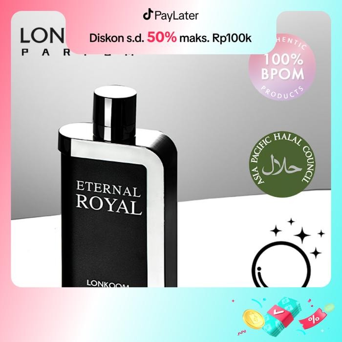 LONKOOM Eternal Royal Parfum Pria Maskulin Tahan Lama 100ml EDT Eau De Toilette