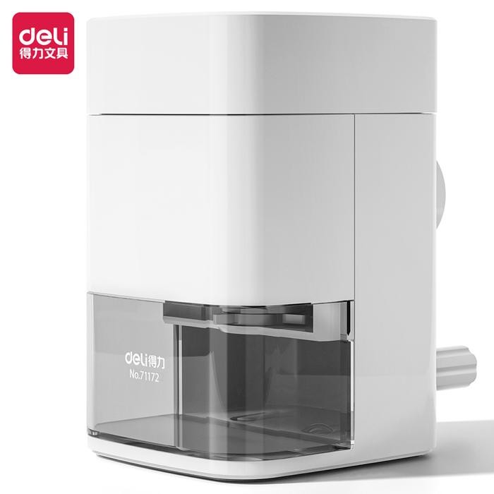 

Ready- Deli Rautan Pensil Putar / Rotary Pencil Sharpener Light Grey 71172