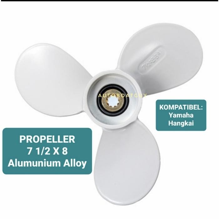 Kipas Baling Baling Propeller Mesin Tempel Yamaha 4 / 5 PK HP