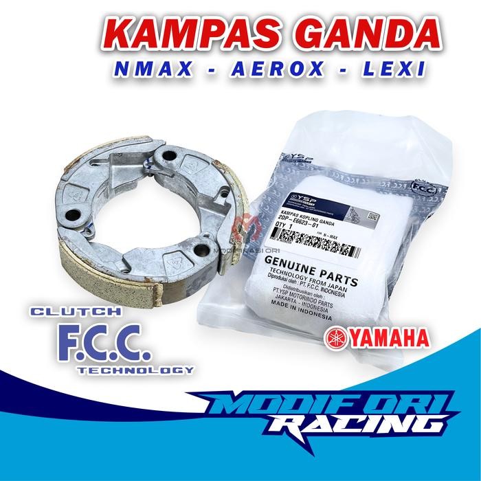 NMAX 155 - Kampas Ganda Original FCC Aerox - Nmax _ Lexi PNP 1 set Kampas Ganda Yamaha Nmax Cvt