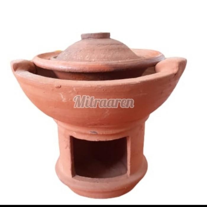 Anglo Tungku Angkringan Gerabah Tanah Liat Tradisional Besar