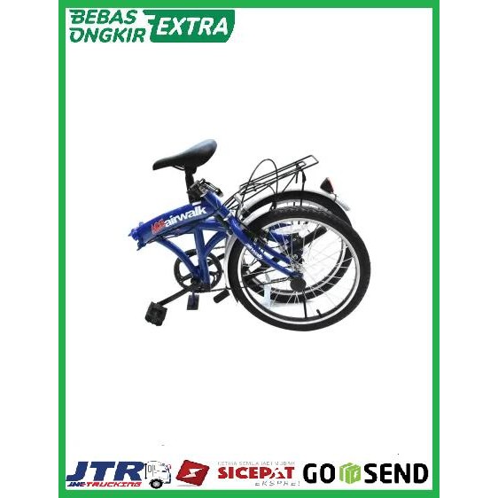 Sepeda Lipat 20 Inci 6-Speed Airwalk Expresso- Putih