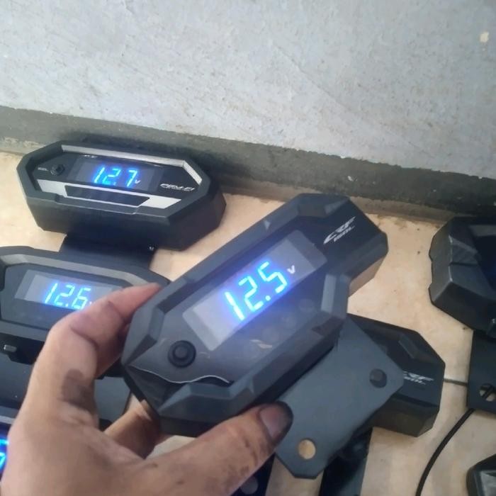 Speedometer Ala Digital CRF Isian Voltmeter Aki Spedo PNP RX King Ninja CB GL Tiger *