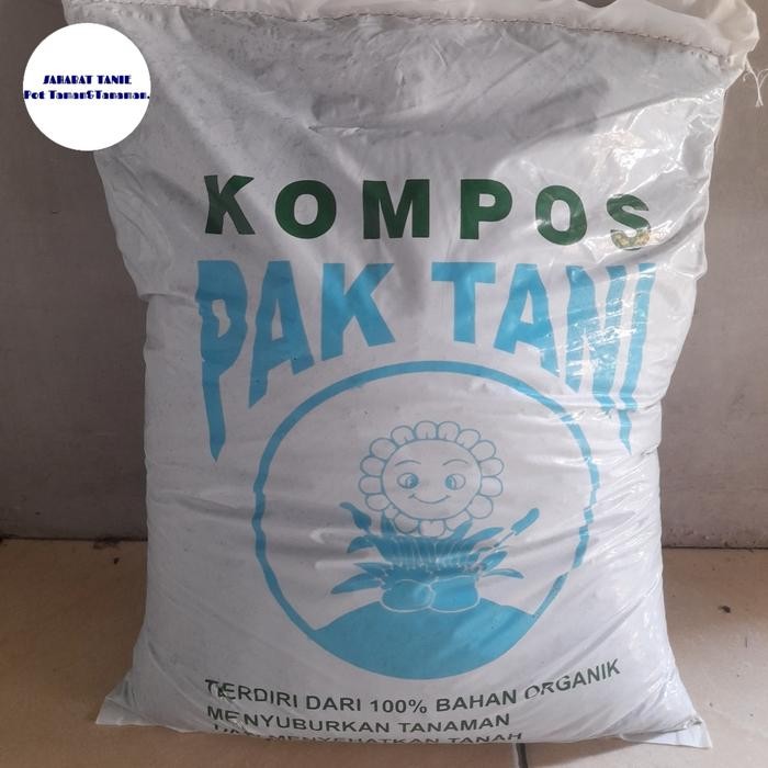 media tanam kompos organik - pupuk kompos pak tani kemasan 10kg *