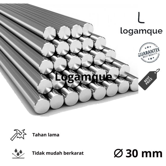 AS Stainless 304 diameter 30mm Behel Stainless Roundbar Stainless *