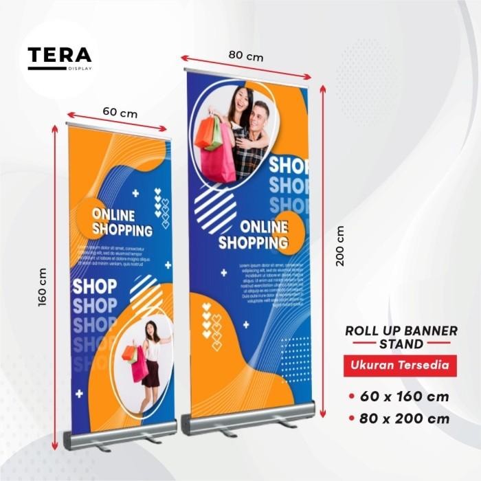 Roll up banner / roll up stand / roll up 60x160 / 80x200