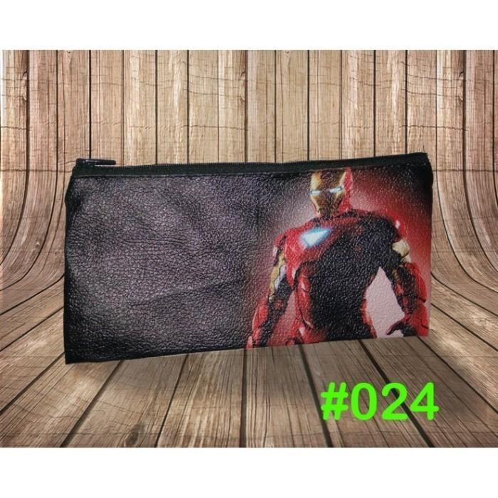 Tempat Pensil Dompet Alat Tulis Pensil Tempat Pensil Iron Man 1