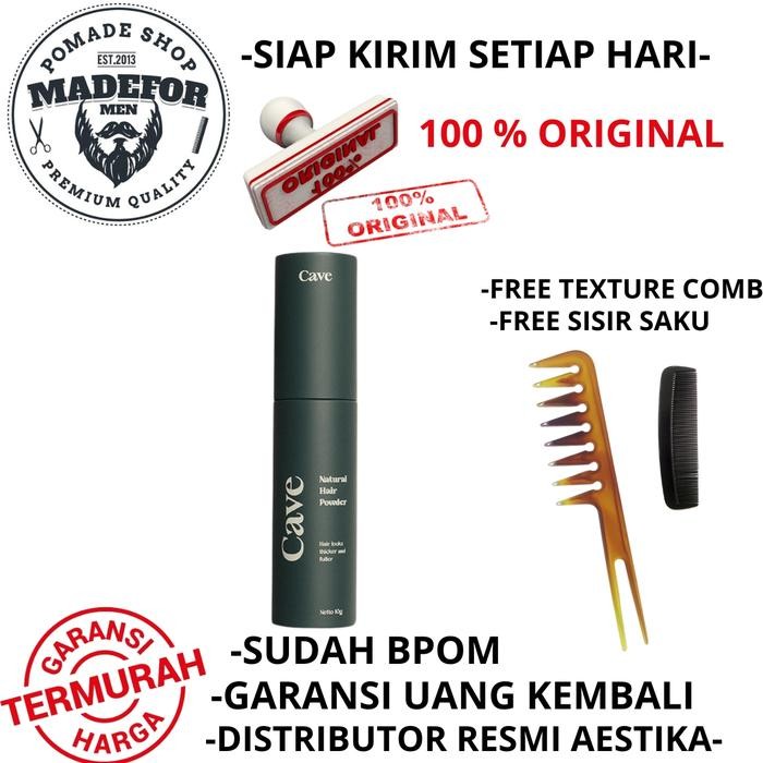 CAVE HAIR POWDER CAVE NATURAL HAIR POWDER MATTE FINISH 10GR FREE SISIR
