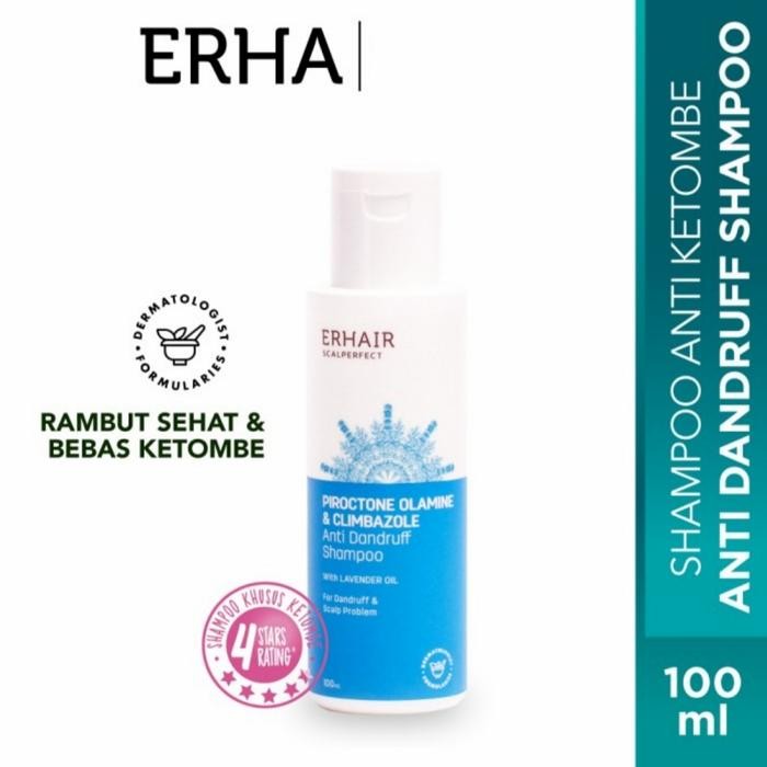 Erhair Scalp Care Shampoo Ketombe 100ml Erha Hair Rambut Scalperfect
