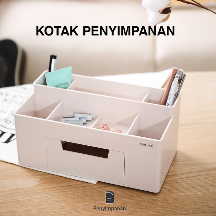 

Deli Desk Organizer / Rak Pulpen Kosmetik Serbaguna 7 Tempat 891X
