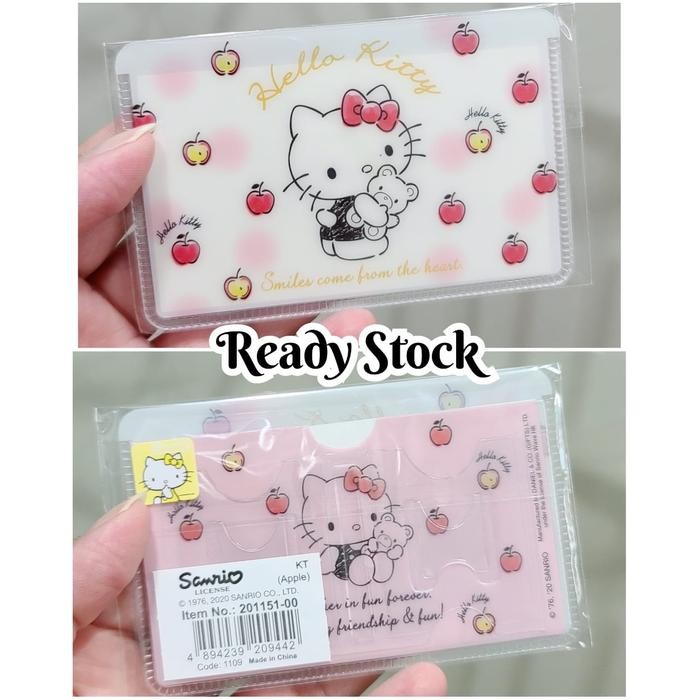 

Card Holder 1 Card + SD Slot Sanrio Original Hello Kitty Apple