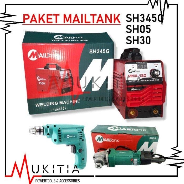 PAKET TEKIRO RYU MESIN LAS BOR GERINDA 45O WATT BOR 10MM DAN GRINDA TERMURAH