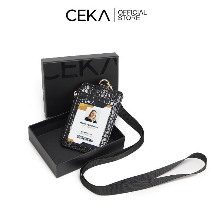 

CEKA Lanyard ID Card Holder Name Tag Kartu Tanda Pengenal - Binca Id Card Holder