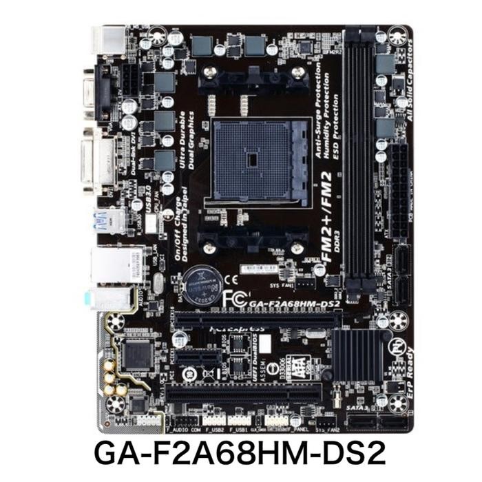 For Gigabyte GA-F2A68HM-DS2 Desktop Motherboard DDR3 FM2+ M-ATX Mainboard 100% Tested OK Fully Work 