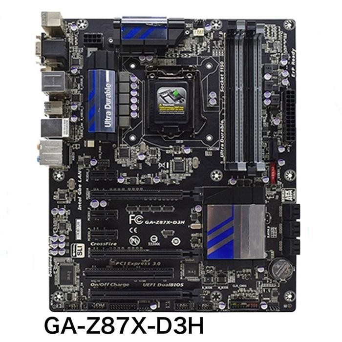 For Gigabyte GA-Z87X-D3H Desktop Motherboard Z87X LGA 1150 DDR3 ATX Mainboard 100% Tested OK Fully W