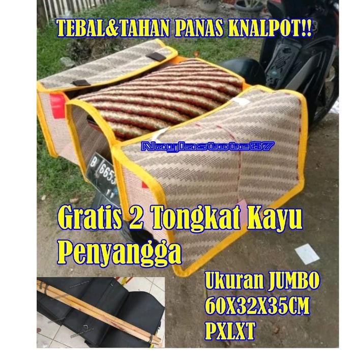 Tas Obrok Goni Bahan Tebal Tas Kurir Tas Motor Jumbo Keranjang Motor Tas Paket Tas Bronjong *