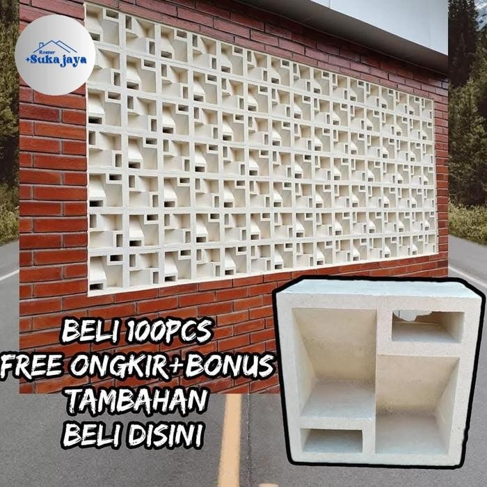 Roster beton minimalis/Roster Minimalis/roster beton/Roster 20x20 *