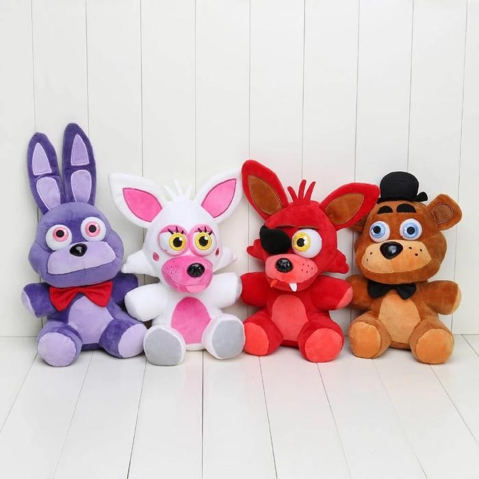 Boneka Freddy Fazbear Freddy's Toys Plush Golden Mainan Anak Bear Foxy Rabbit Bonnie Chica Peluce