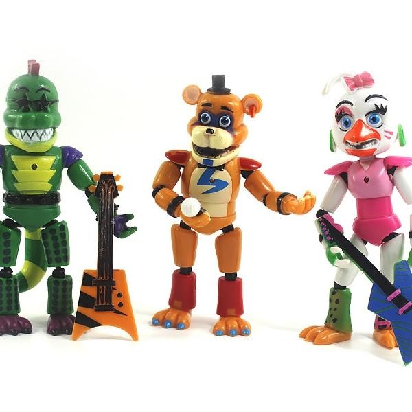 Mainan Five Nights At Freddy Figure Set 5 FNAF Security Breach EDITION *